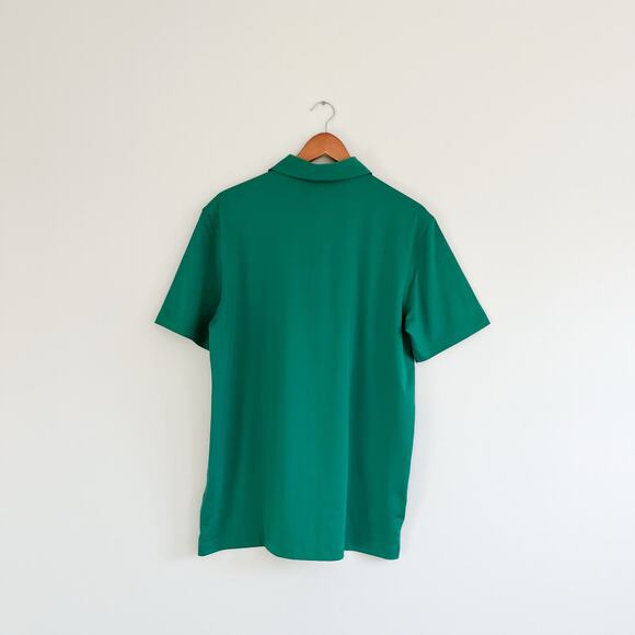 Masters Tech Green Augusta Logo Performance Golf Stretch Polo, Size Small - Picture 2 of 9